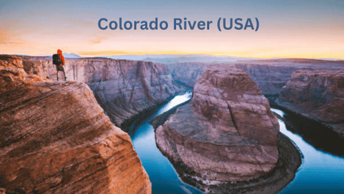 Colorado river usa iconic rapids in the grand canyon